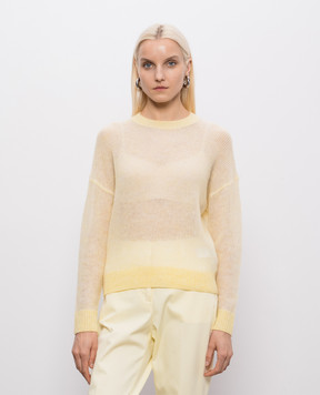 Peserico Yellow alpaca wool jumper S99123F079103B