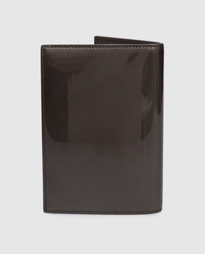 Saint Laurent Brown patent leather passport cover 821859AAEX2