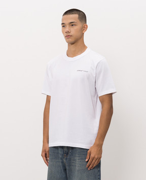 Off-White White T-shirt with Logo print 44MAA16MF26J00L