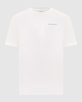Sporty & Rich White T-shirt with logo print TO11984300WH01