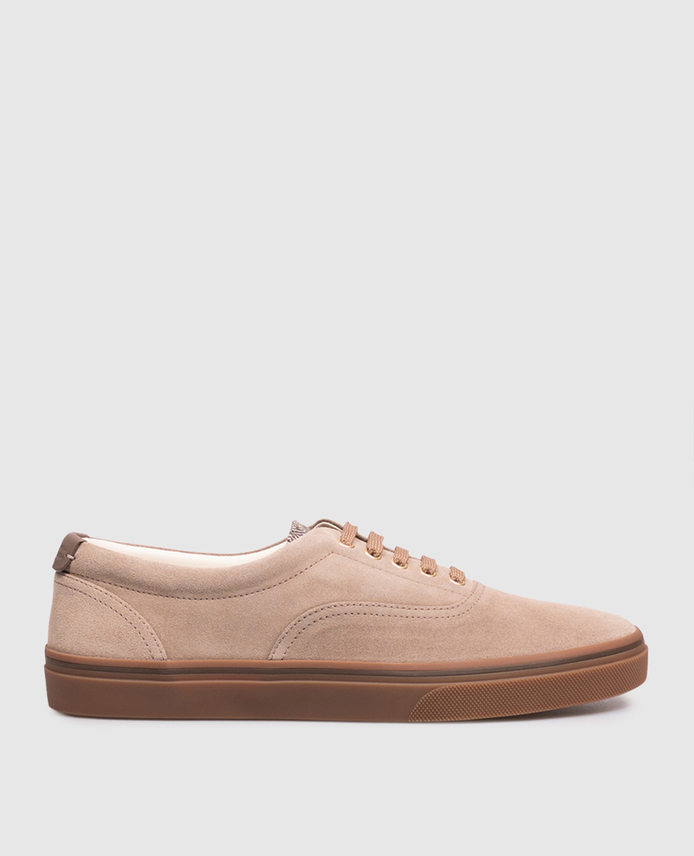 Brown suede sneakers