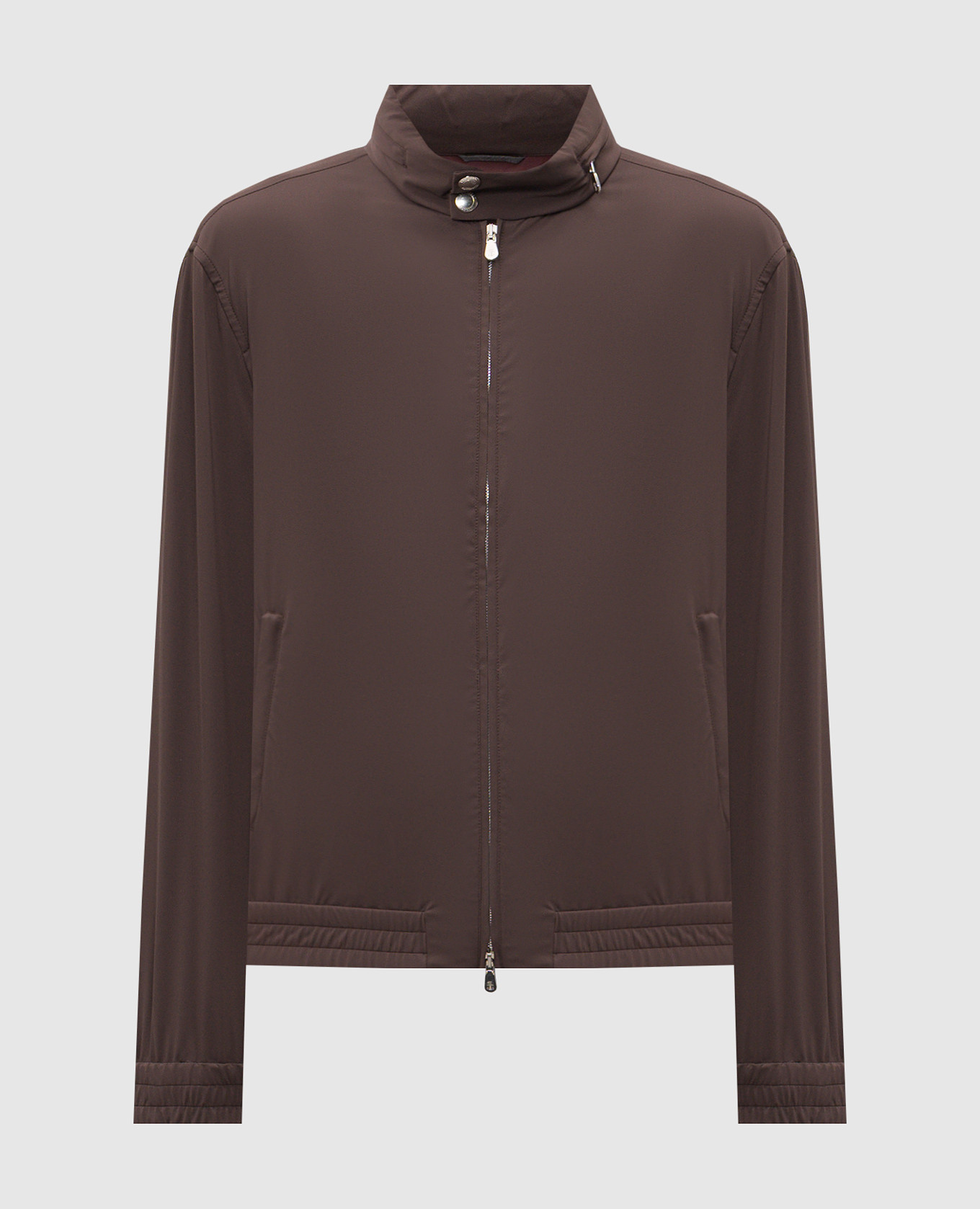 Brown windbreaker