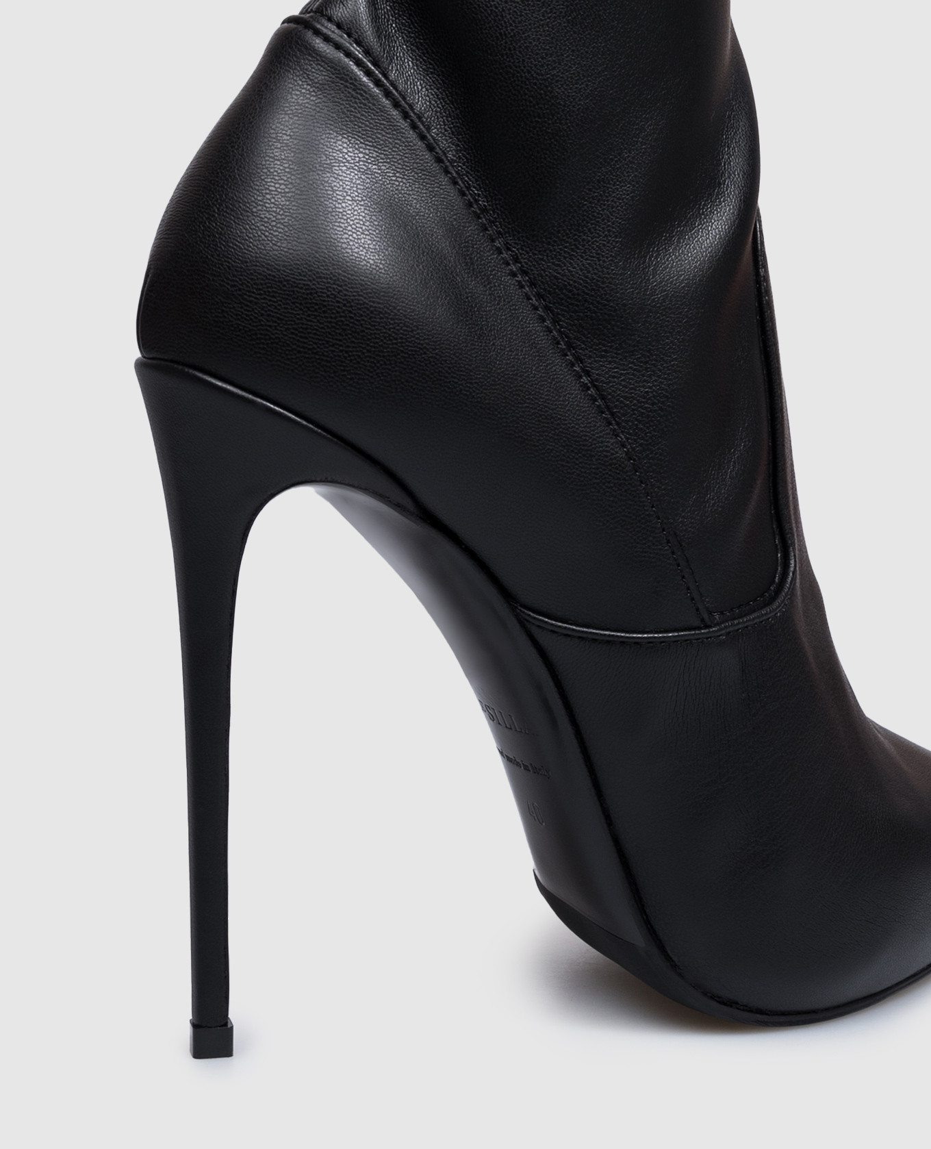 Black Eva over-the-knee boots Le Silla 4