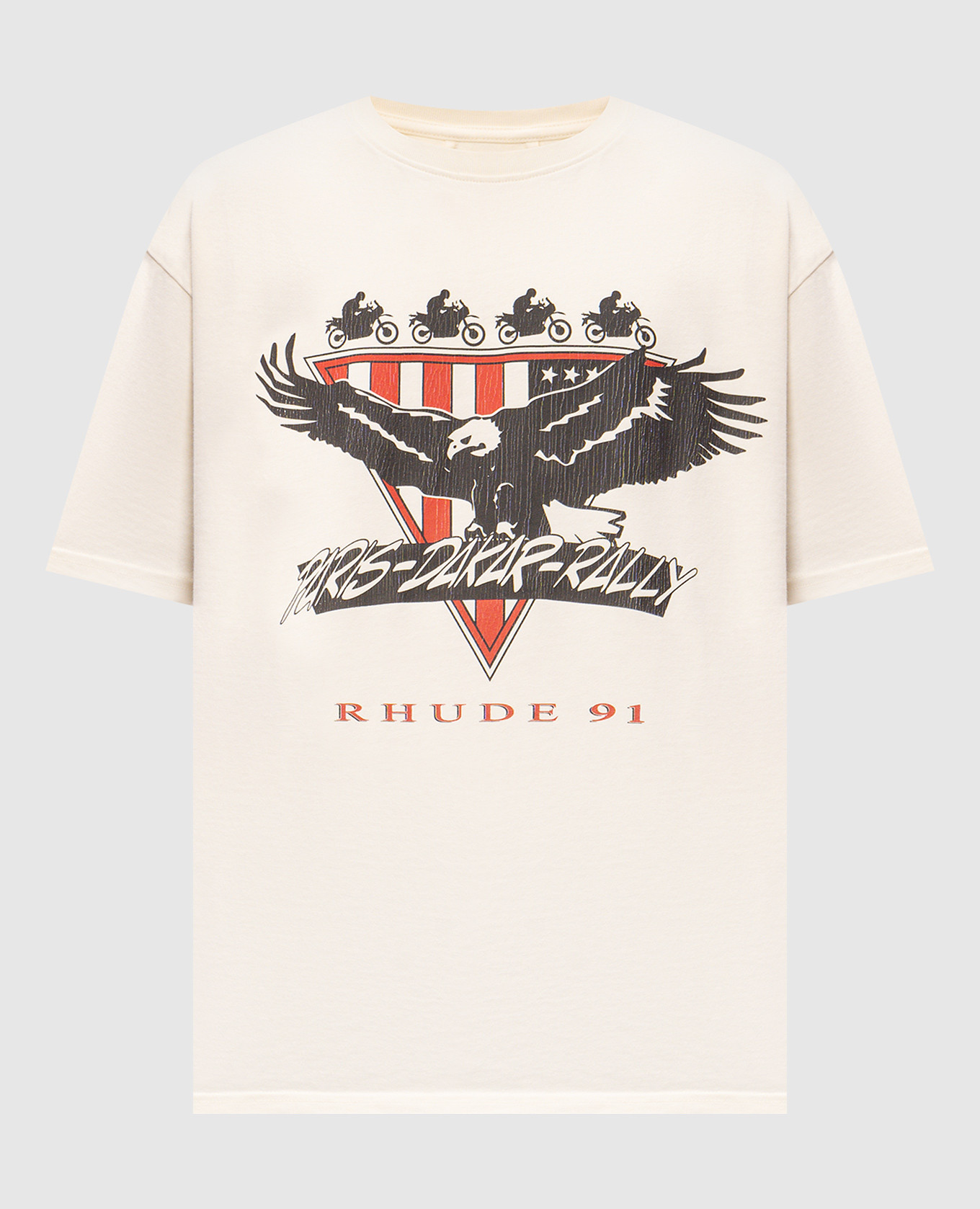 Stage Racing ivory t-shirt