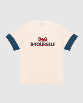 Dolce&Gabbana Children's beige T-shirt L4JTJZG7PUF812+