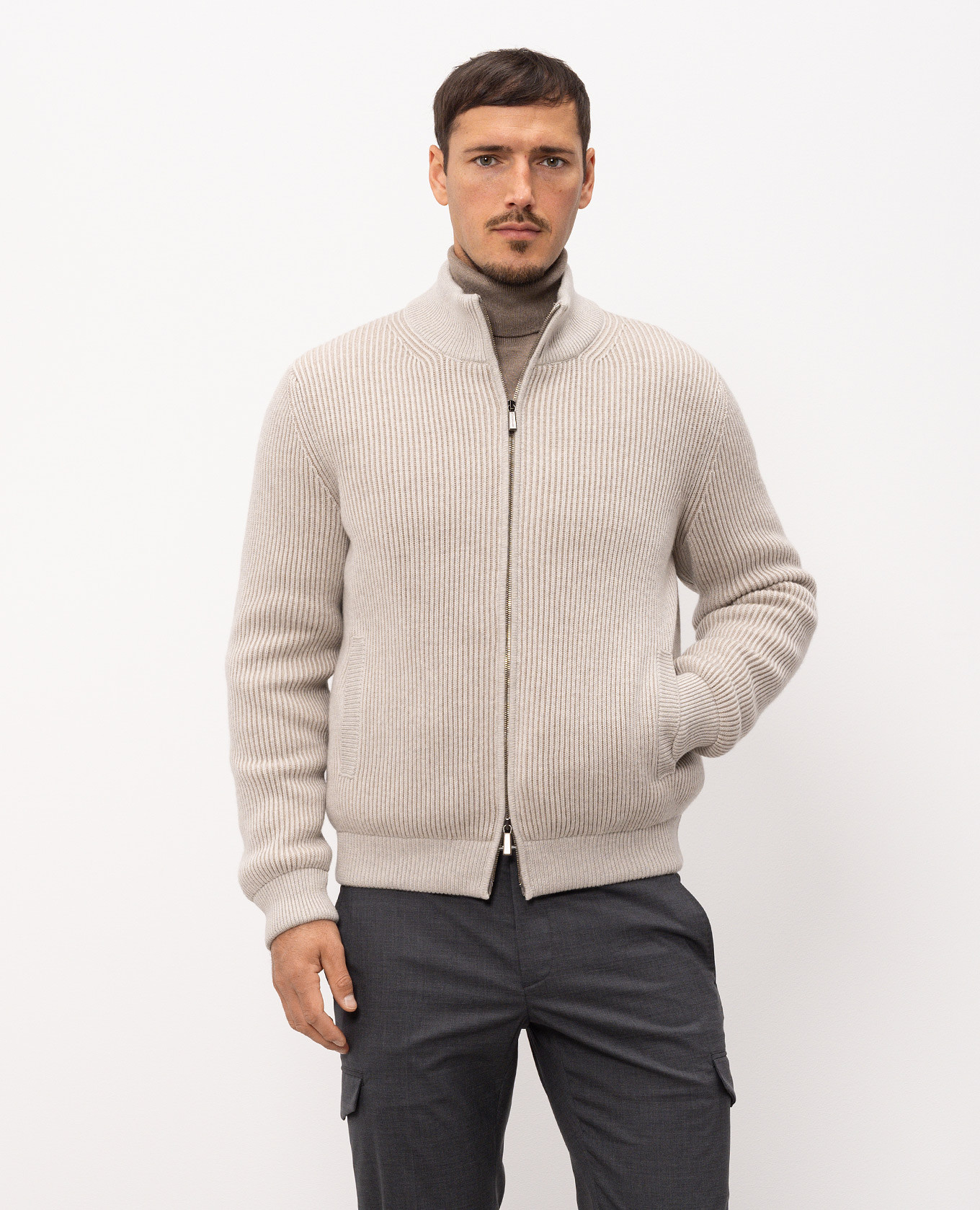 

ARENA beige wool jacket MooRER