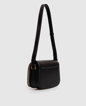 Ami Paris Black leather crossbody bag Paris ULL717AL0208
