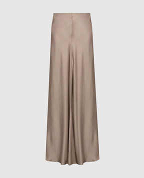 Brunello Cucinelli Beige silk skirt MB179G4121