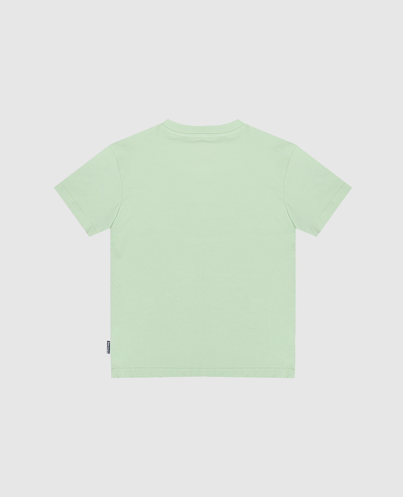 

Children's green T-shirt with branded print Palm Angels
