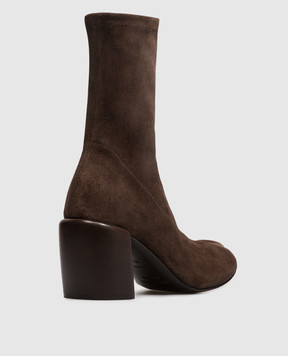 Officine Creative Brown suede ankle boots FELICIA FELICIA011W