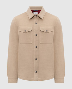 Brunello Cucinelli Beige wool jacket MV4676549