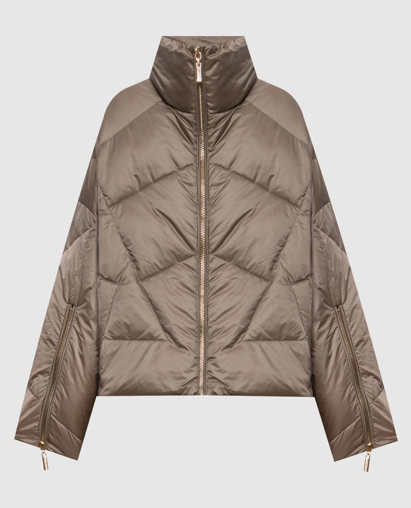 Khaki down jacket