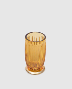 Treesseci Yellow crystal glass for the bathroom Elegance EL03AAMGD