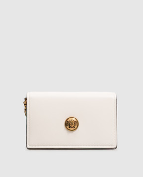 Versace Emblème white leather crossbody bag 10264871A17449