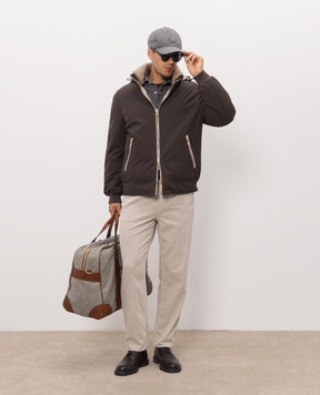 Brunello Cucinelli Gray denim shirt MH1924008