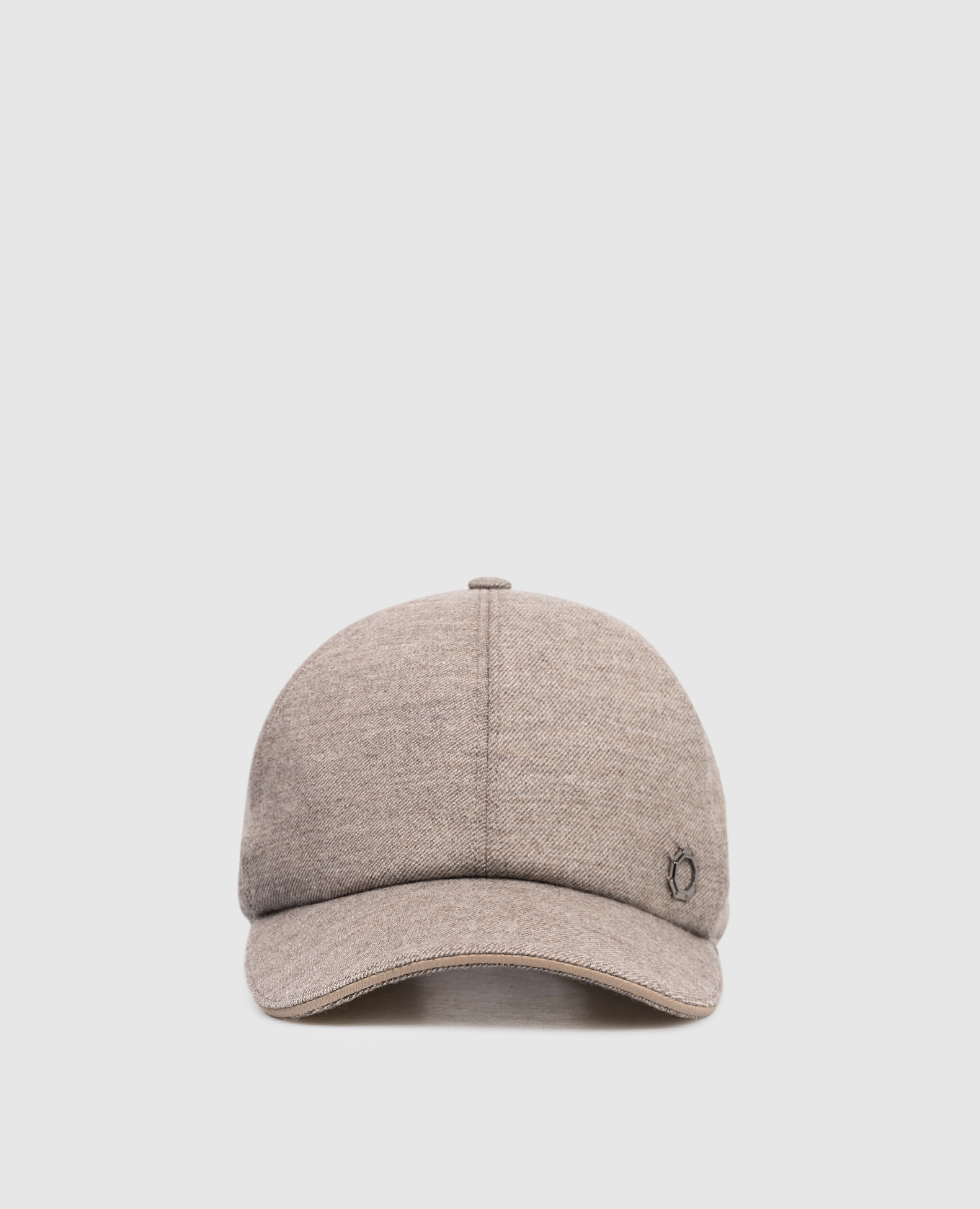 

Grey wool cap with logo Stefano Ricci
