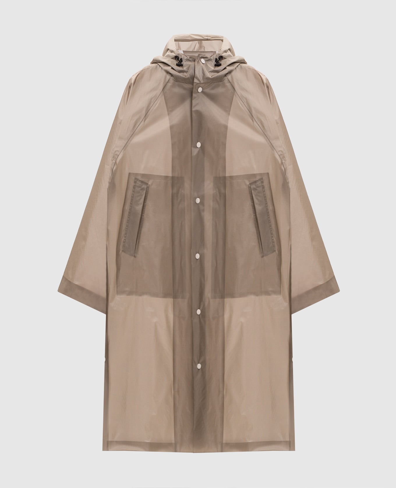 Khaki Cap Raincoat