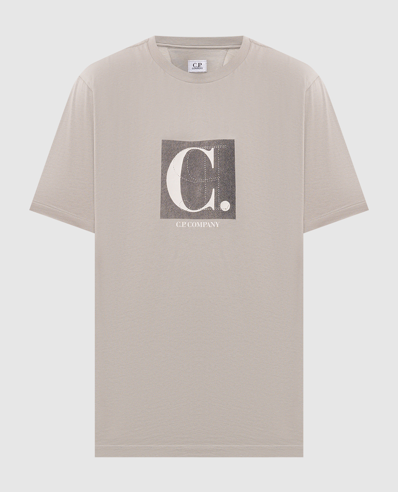 Gray T-shirt with print