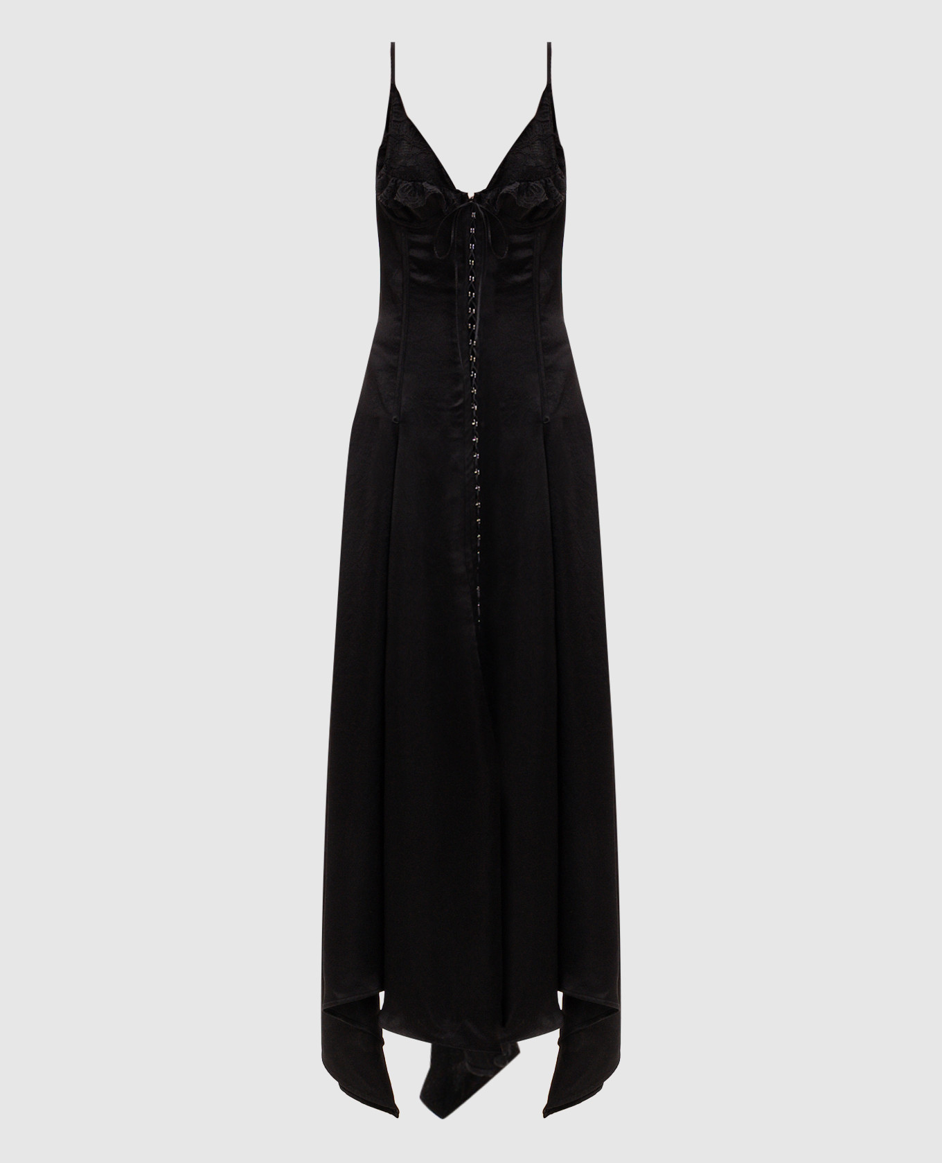 maxi dress with lace Alexander McQueen