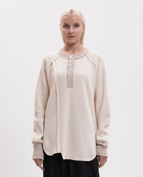Y`S Yamamoto Beige sweater YVK03681
