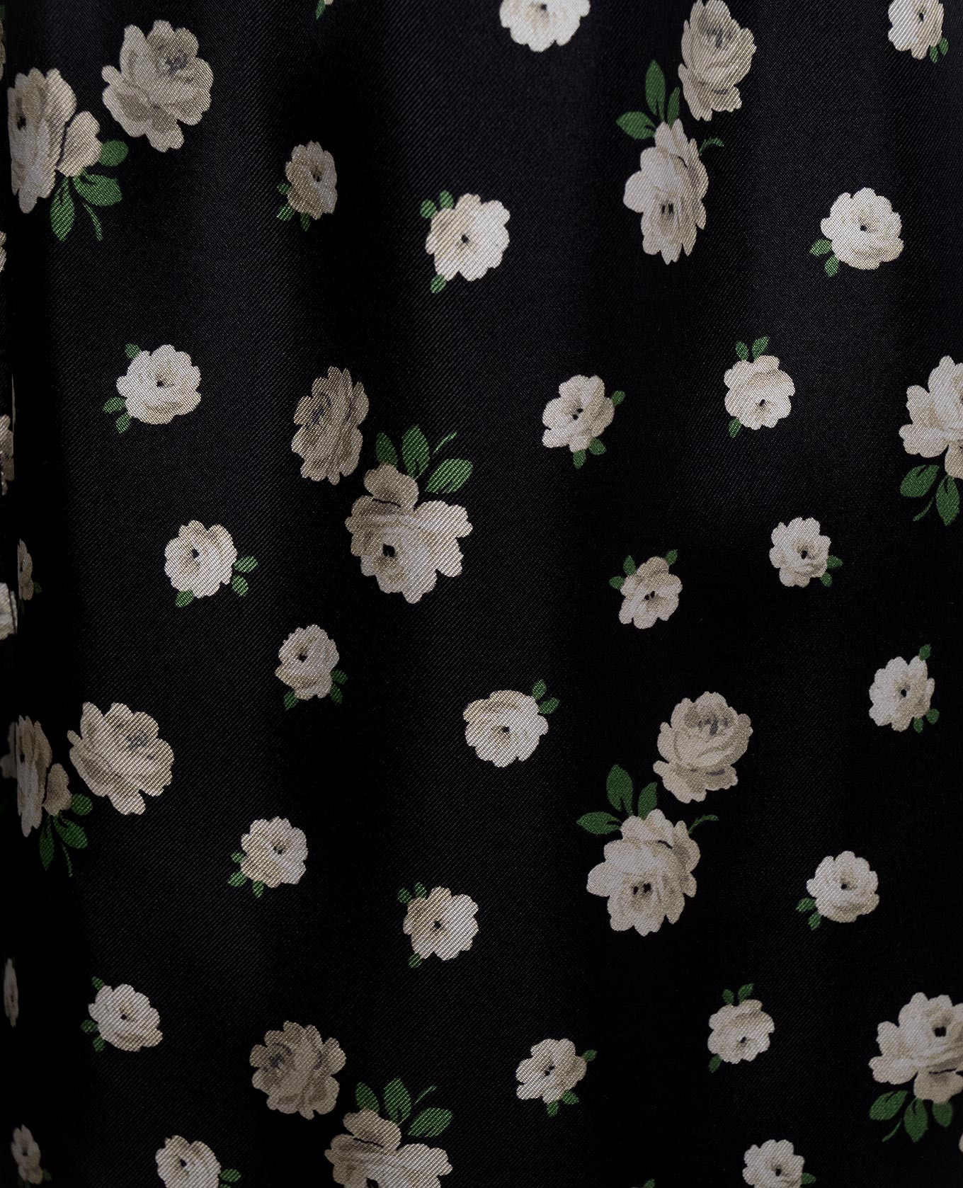 

Black printed silk shorts Dolce&Gabbana