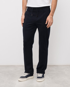 ISAIA Blue sweatpants MP0057J0372