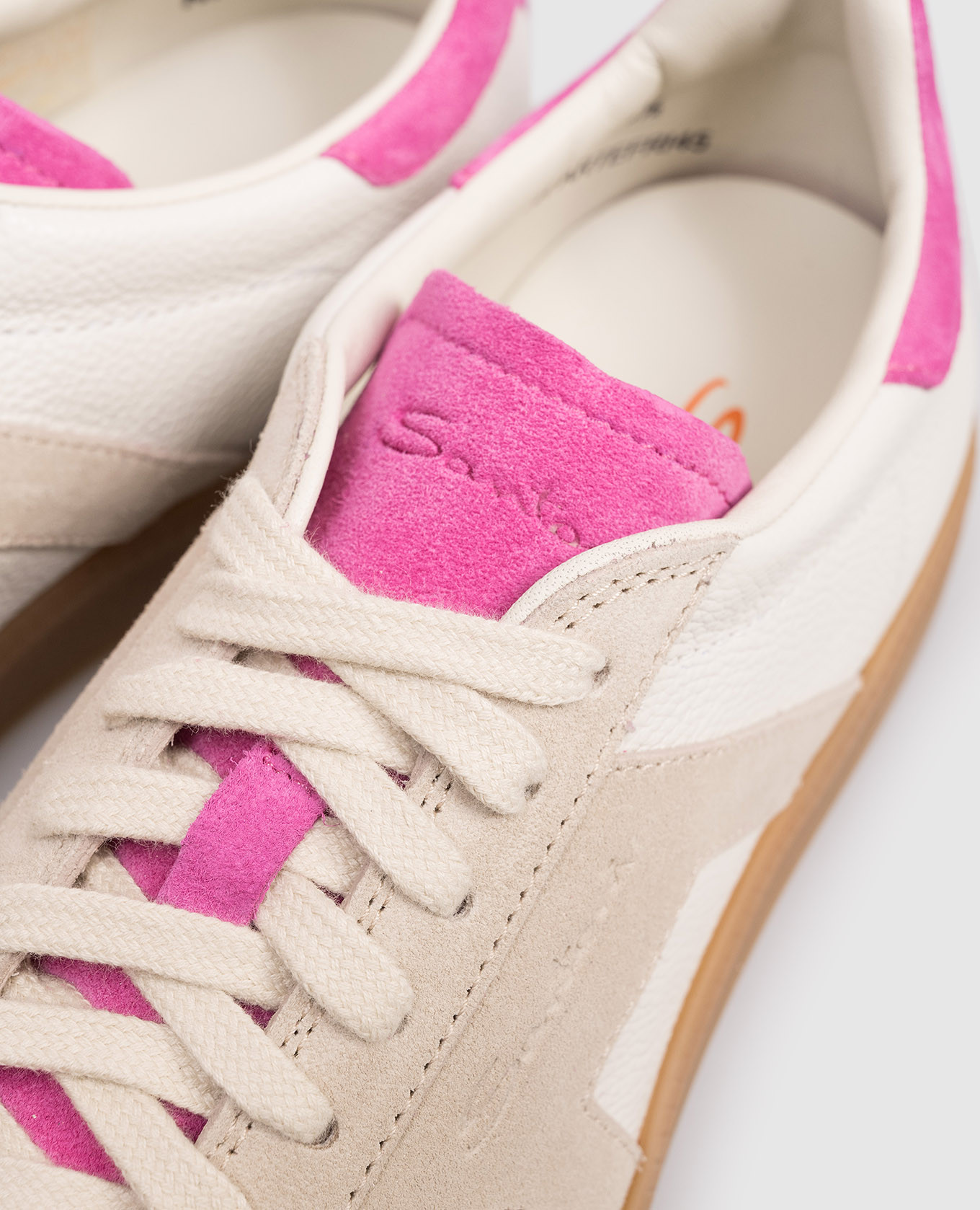 

White leather sneakers Santoni