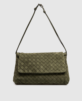 Bottega Veneta Green suede Giorno bag 857657V5ZZ0