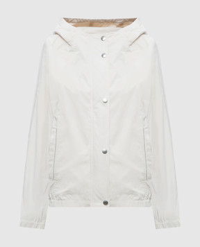 Peserico Ivory windbreaker with monil chain S2513706953