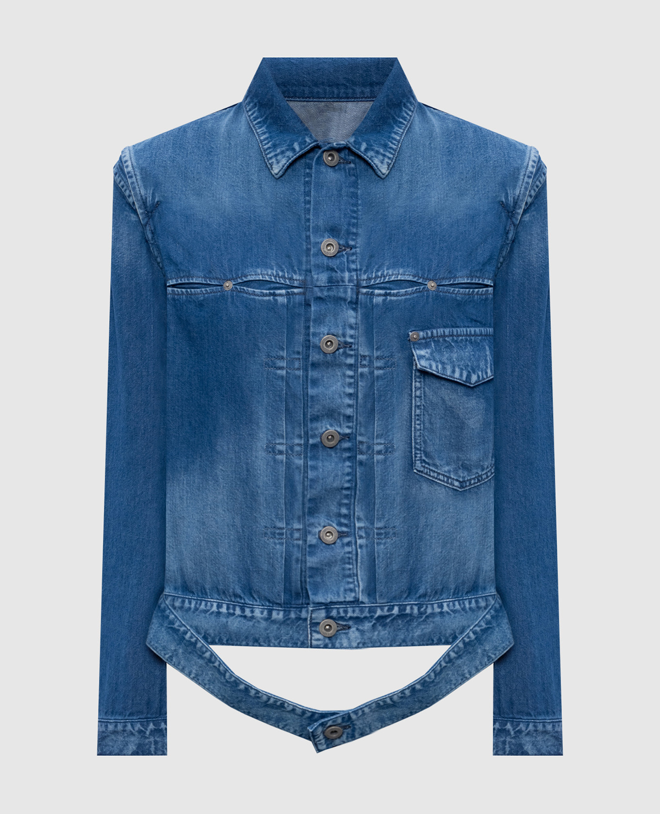 

Blue denim jacket with a worn effect Y`S Yamamoto