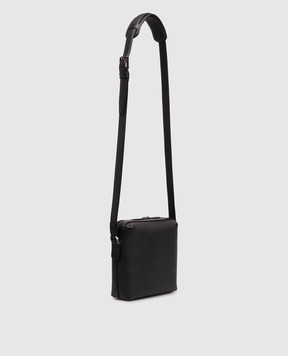 Stefano Ricci Black leather bag with emblem ND155GTUVD