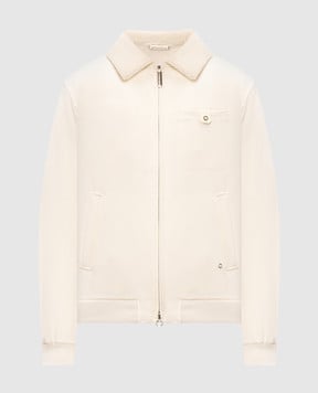 Stefano Ricci Ivory cashmere jacket M7J6300040CO60HC