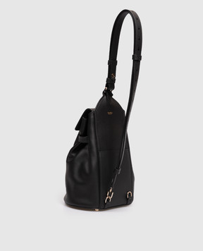 Max Mara Margaux black leather sling bag MXAMARGAUXBPS