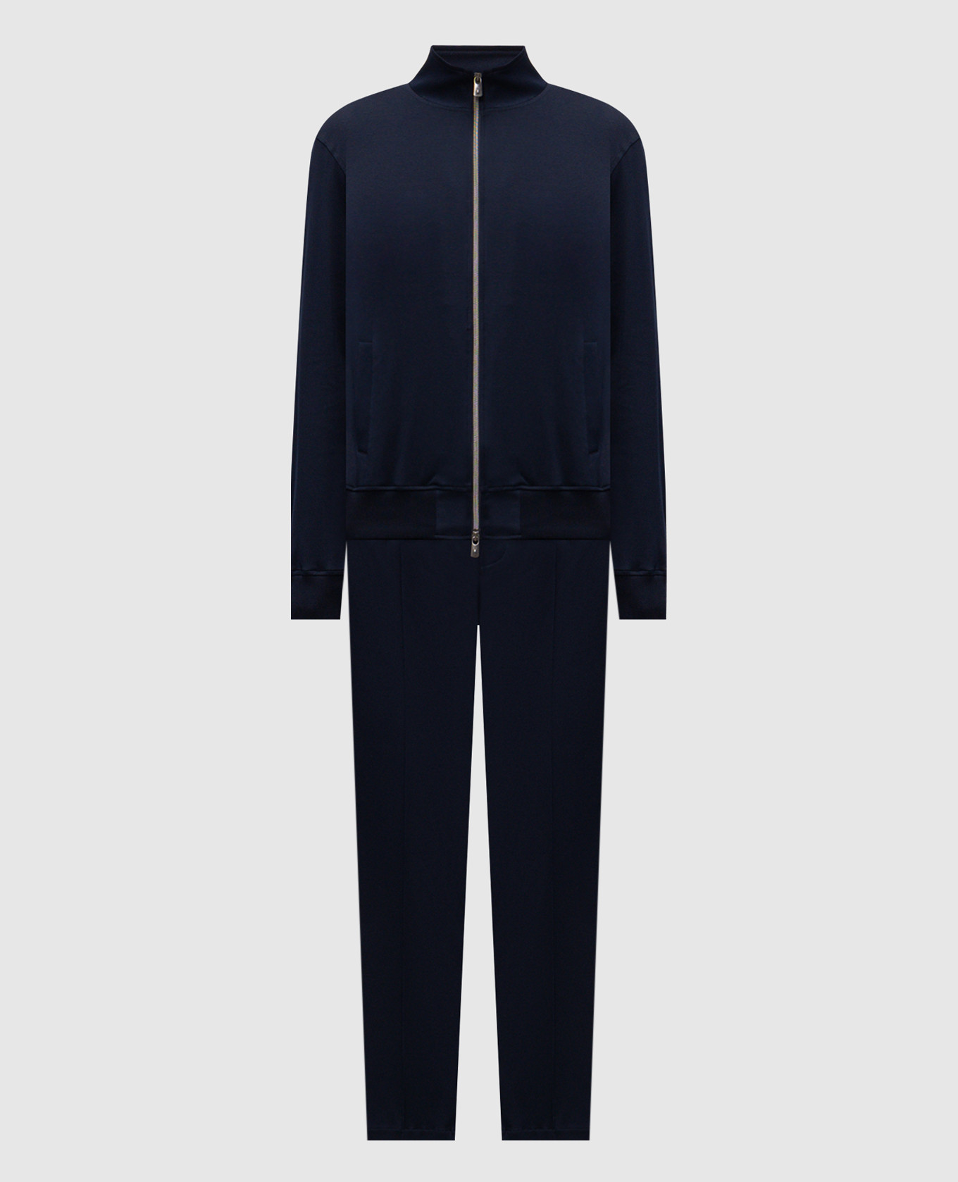 

Blue tracksuit with logo plate CAPOBIANCO