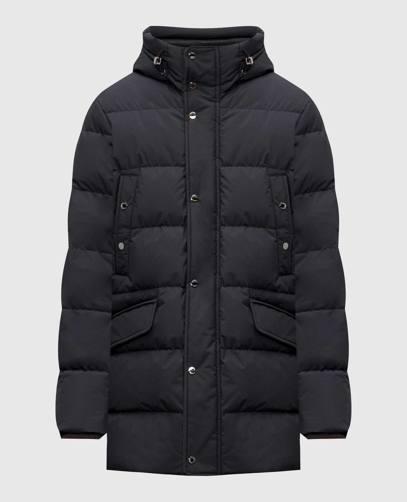 Grey down jacket GRIMANI