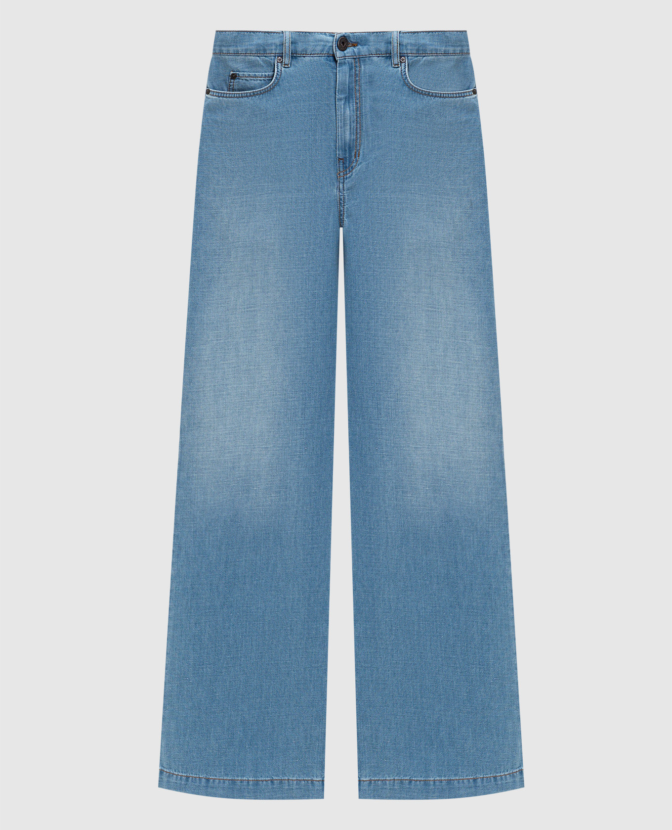 LATINO blue jeans with linen