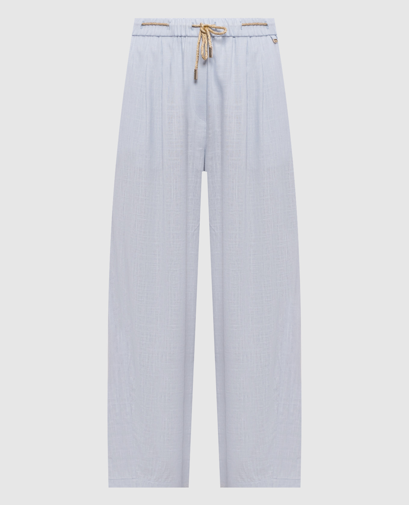 

Blue linen pants Herno, Light blue