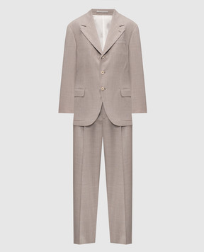 Brunello Cucinelli Beige wool suit M032P9CTN