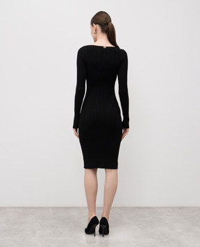Twinset Black dress with logo 252TT3220