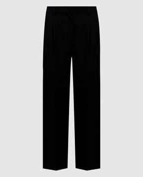 Toteme Black pants with wool 254WRB0289FB0026