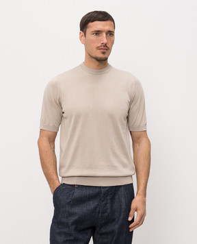 Cashmere&Whiskey Beige T-shirt MB003