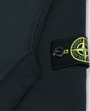 Stone Island Children's black sweatshirt and shorts suit L1S166300001S00401012