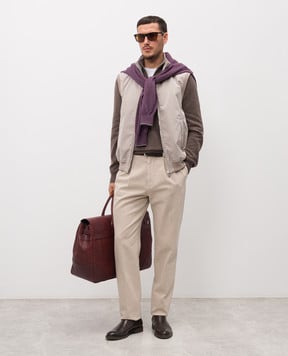 Brunello Cucinelli Gray vest MM4796584