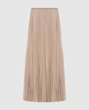 Twinset Beige skirt with lurex 262TT2154