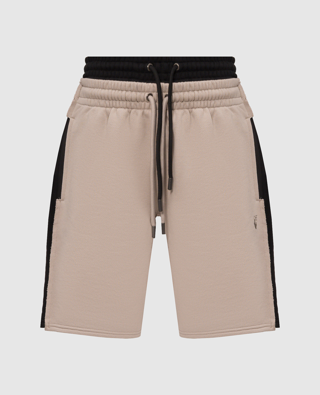 Black shorts with layering effect Off-White