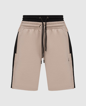 Off-White Black shorts with layering effect 44MCI01CF26F001