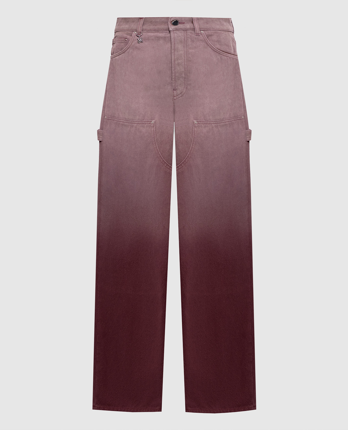 

Pink jeans with a degraded effect AMIRI