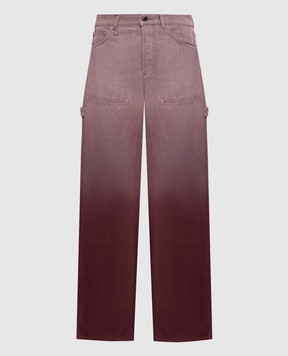 AMIRI Pink jeans with a degraded effect AWBMJE1021