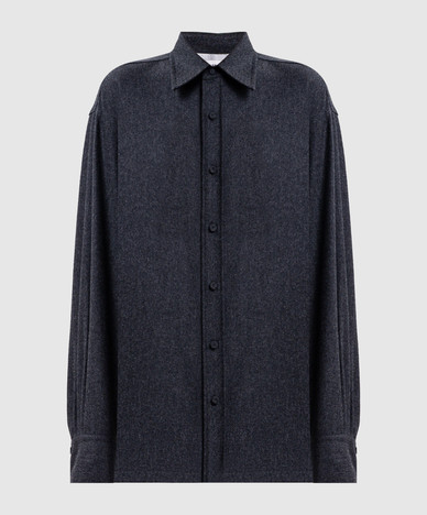 Gray wool shirt
