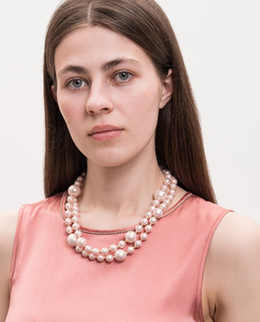 Dolman Bijoux Pink necklace 75178